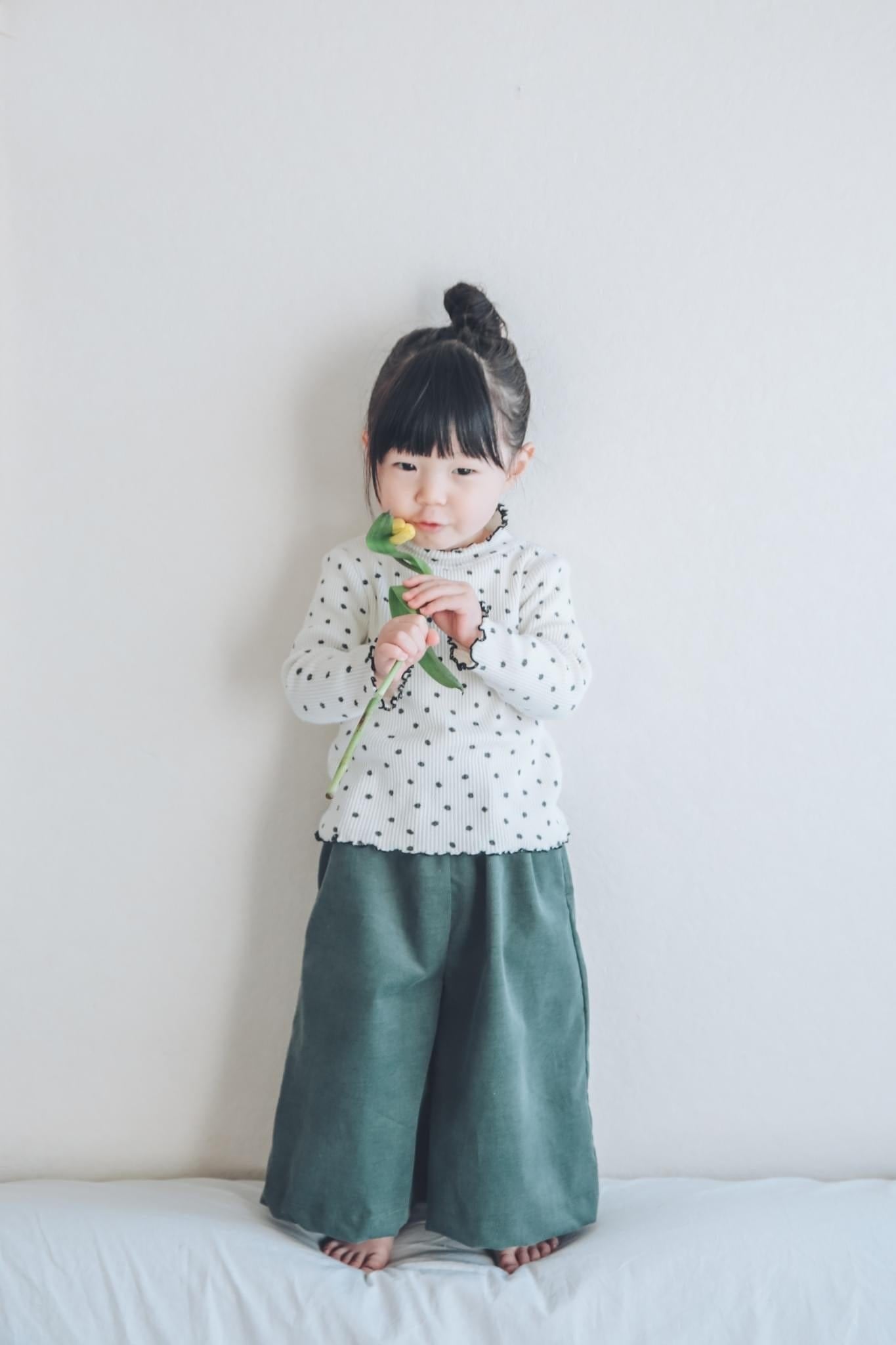 Children and Youth Poppy Wide Leg Pants Sewing Pattern - Isee fabric