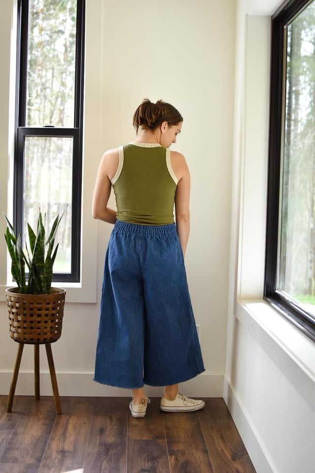 Women's Poppy Wide Leg Pants Sewing Pattern – Isee fabric