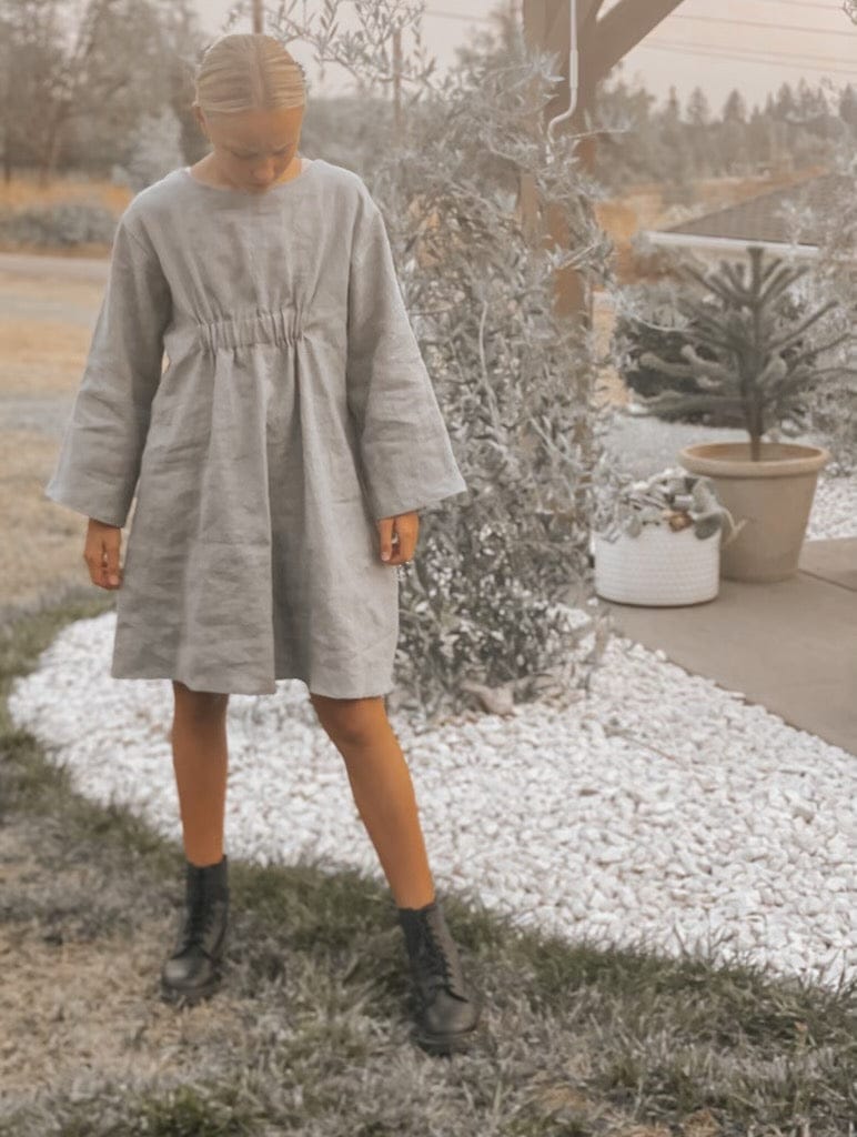 The Everyday Smock Dress/Top PDF Pattern Quick, beginner-friendly smock dress/top PDF in sizes 2T–16Y. Print at home or A0 copyshop. Knit or woven—linen looks lovely. Instant SendOwl delivery