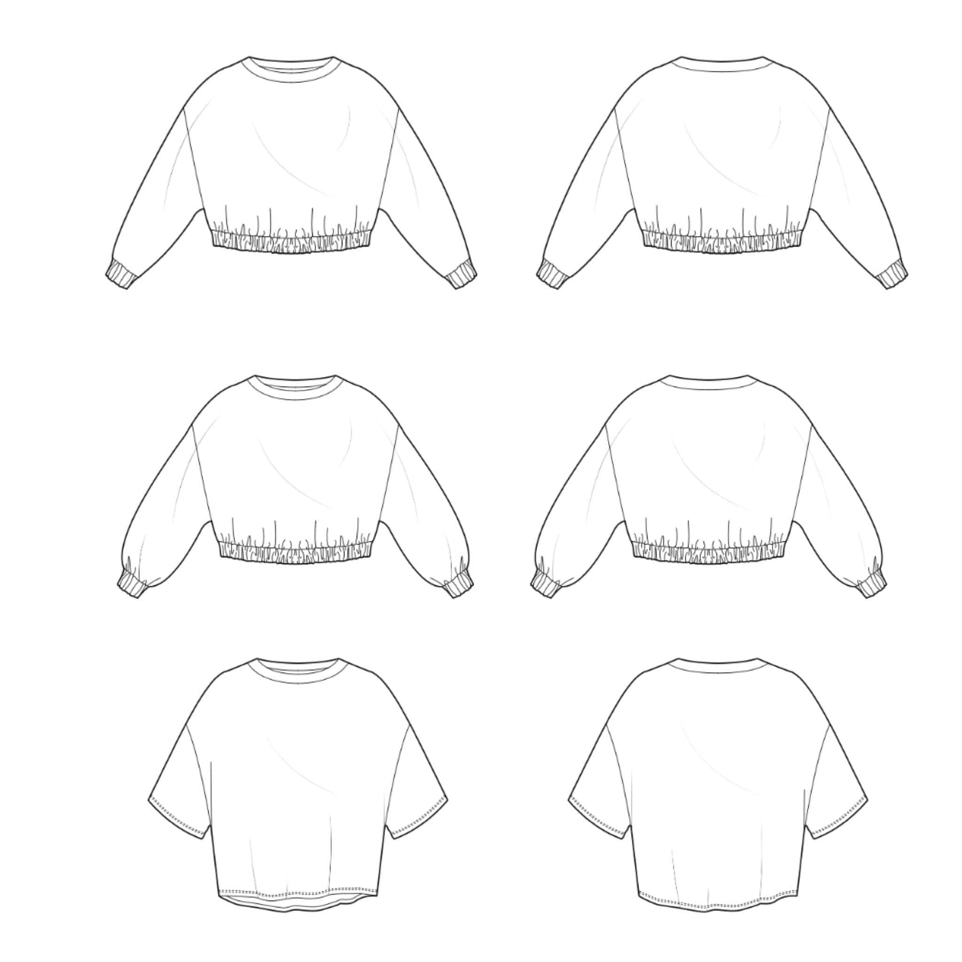 The Perfect Vintage Top Sewing Pattern - Isee fabric
